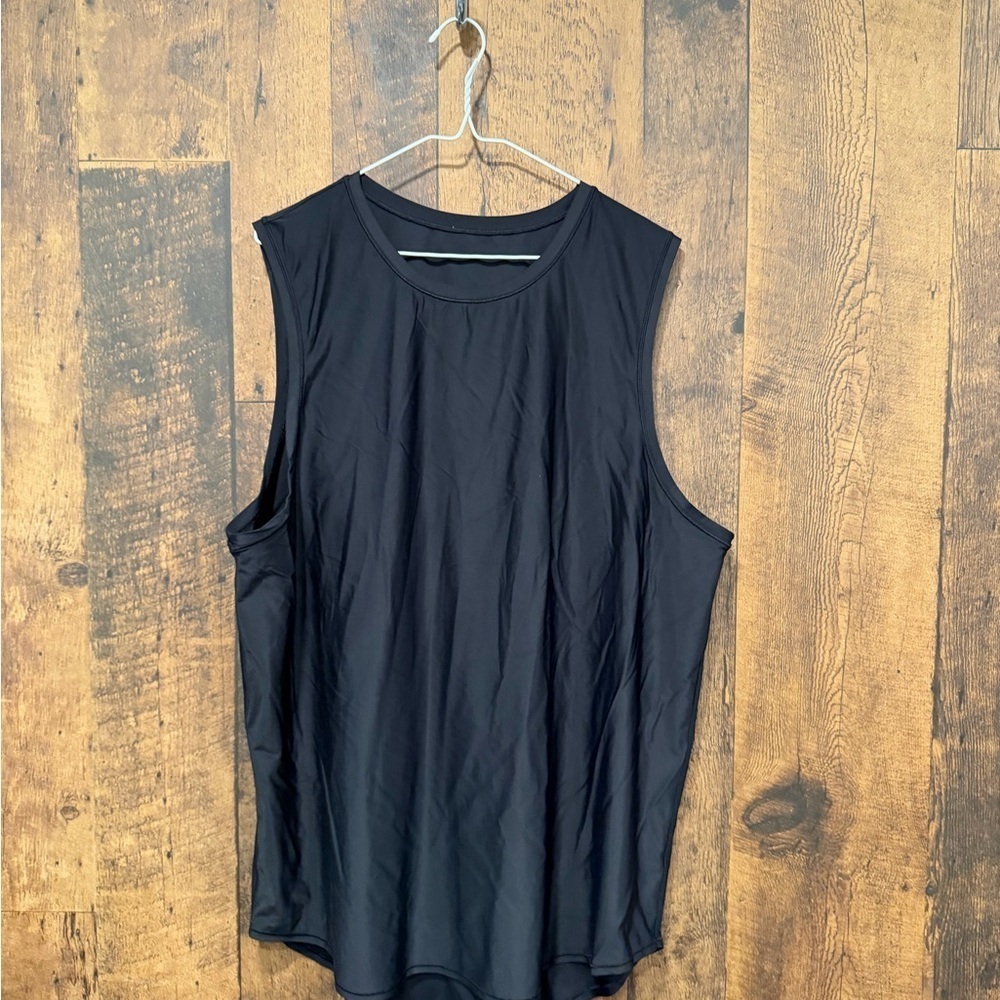 Lululemon men’s black athletic tank XXL EUC